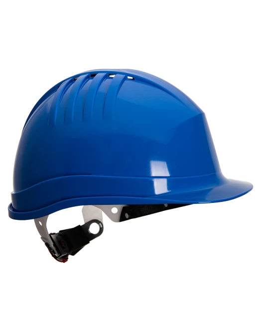 Casca de protectie ventilata, reglare cu rotor, Albastru