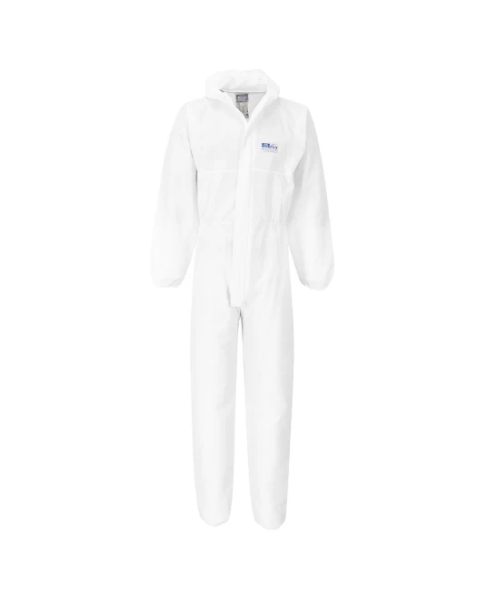 Combinezon antistatic ignifug protectie chimica, 50 buc, alb Combinezon antistatic ignifug protectie chimica, 50 buc, alb