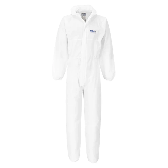 Combinezon antistatic ignifug protectie chimica, 50 buc, alb Combinezon antistatic ignifug protectie chimica, 50 buc, alb