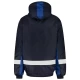 Costum de iarna cu dungi reflectorizante (salopeta cu pieptar si jacheta), bleumarin Costum de iarna cu dungi reflectorizante (salopeta cu pieptar si jacheta), bleumarin