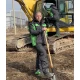 Costum impermeabil vatuit (salopeta cu pieptar + jacheta), gri si verde Costum impermeabil vatuit (salopeta cu pieptar + jacheta), gri si verde