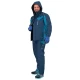 Costum impermeabil vatuit (salopeta cu pieptar + jacheta), bleumarin si albastru