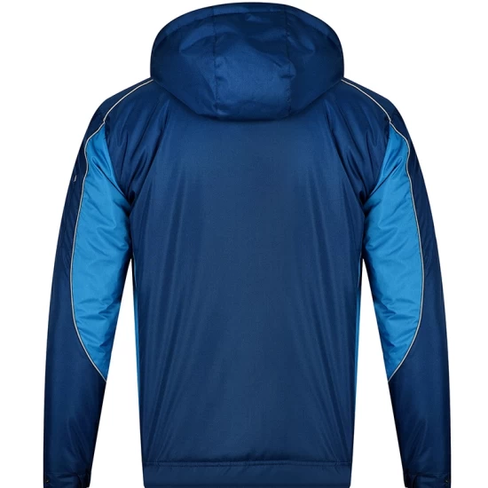 Costum impermeabil vatuit (salopeta cu pieptar + jacheta), bleumarin si albastru