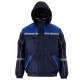 Costum vatuit impermeabil (jacheta + salopeta cu pieptar), bleumarin-albastru