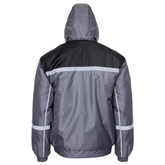 Costum vatuit impermeabil (jacheta + salopeta cu pieptar), gri Costum vatuit impermeabil (jacheta + salopeta cu pieptar), gri