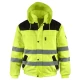 Costum vatuit HiVis impermeabil (salopeta cu pieptar + jacheta), galben