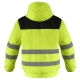 Costum vatuit HiVis impermeabil (salopeta cu pieptar + jacheta), galben