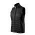 Vesta matlasata softshell si poliamida, negru