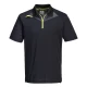 Tricou polo corporate premium DX410 tesatura respirabila EzeeCool 150g/mp, negru Tricou polo corporate premium DX410 tesatura respirabila EzeeCool 150g/mp, negru
