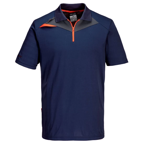 Tricou polo corporate premium DX410 tesatura respirabila EzeeCool 150g/mp, bleumarin Tricou polo corporate premium DX410 tesatura respirabila EzeeCool 150g/mp, bleumarin