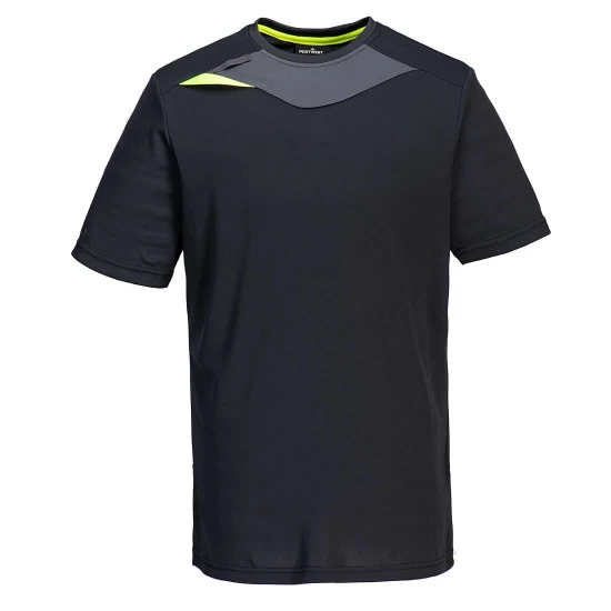 Tricou poliester antibacterian, negru Tricou poliester antibacterian, negru