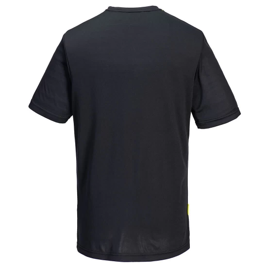 Tricou poliester antibacterian, negru Tricou poliester antibacterian, negru