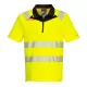 Tricou polo HiVis premium slimfit, galben neon Tricou polo HiVis premium slimfit, galben neon