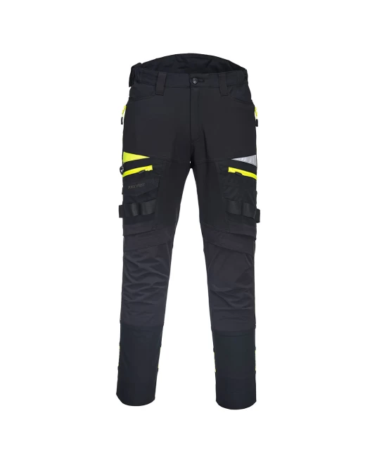 Pantaloni de lucru premium stretch  DX4 Holster, negru galben Pantaloni de lucru premium stretch  DX4 Holster, negru galben
