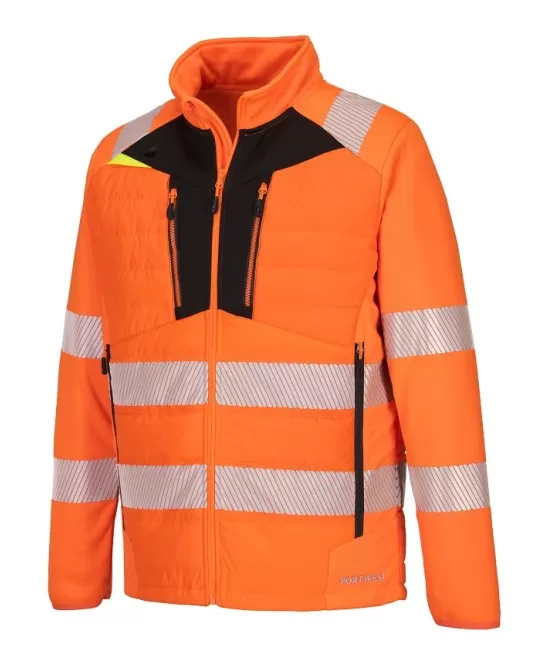 Jacheta vatuita HiVis premium DX4,, portocaliu-negru Jacheta vatuita HiVis premium DX4,, portocaliu-negru