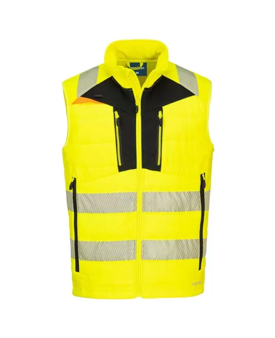 Vesta HiVis Softshell premium DX4  galben-negru Vesta HiVis Softshell premium DX4  galben-negru