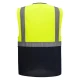 Vesta HiVis Manager cu fermoar, Galben-Bleumarin