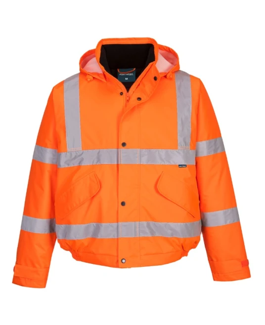 Jacheta de iarna bomber Hi-Vis, portocaliu