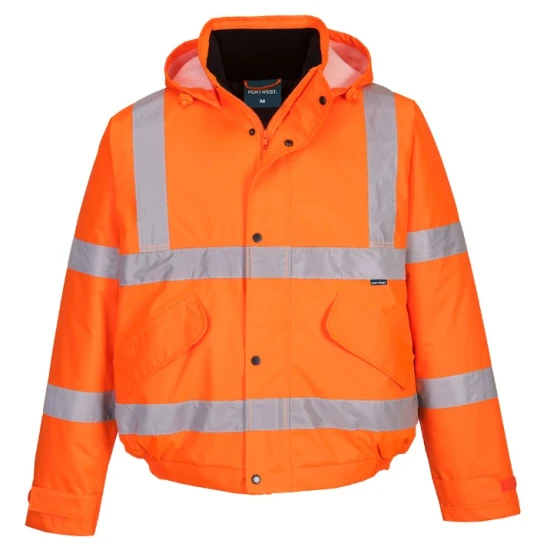 Jacheta de iarna bomber Hi-Vis, portocaliu
