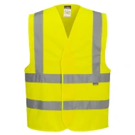 Vesta HiVis cu 4 benzi reflectorizante, galben