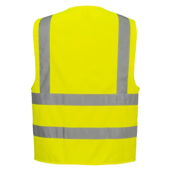 Vesta HiVis cu 4 benzi reflectorizante, galben