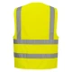 Vesta HiVis cu 4 benzi reflectorizante, galben