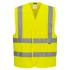Vesta HiVis cu 4 benzi reflectorizante, galben