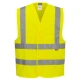 Vesta HiVis cu 4 benzi reflectorizante, galben