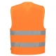 Vesta HiVis cu 2  benzi reflectorizante, portocaliu