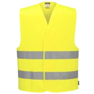 Vesta HiVis cu 2  benzi reflectorizante, galben