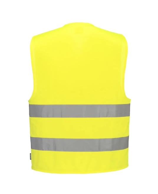 Vesta HiVis cu 2  benzi reflectorizante, galben