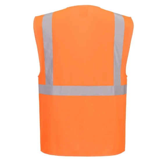 Vesta HiVis Manager cu fermoar, portocaliu