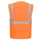 Vesta HiVis Manager cu fermoar, portocaliu