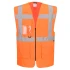 Vesta HiVis Manager cu fermoar, portocaliu
