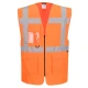Vesta HiVis Manager cu fermoar, portocaliu