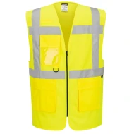Vesta HiVis Manager cu fermoar, galben