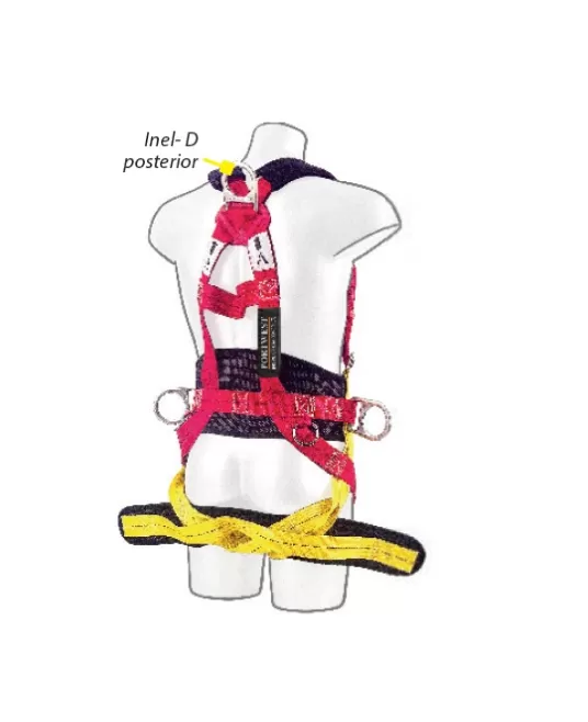 Harnasament Comfort Plus 3 puncte de suspensie [FP18] Rosu