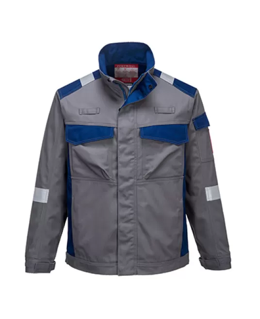 Jacheta ignifuga, antistatica protectie arc electric Bizflame Ultra [FR08] Gri