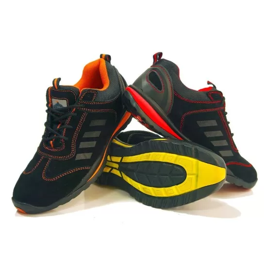 Pantofi de protectie S1P, talpa confortabila EVA/cauciuc, Portocaliu Pantofi de protectie S1P, talpa confortabila EVA/cauciuc, Portocaliu