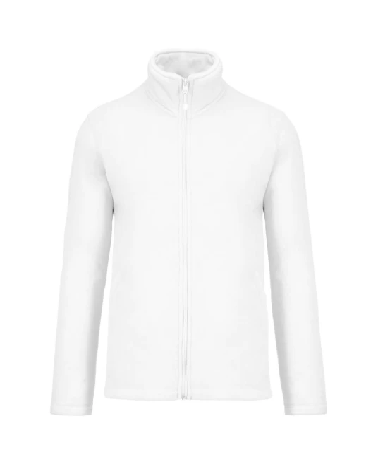 Jacheta fleece barbati, Kariban 300g/m2, Alb Jacheta fleece barbati, Kariban 300g/m2, Alb