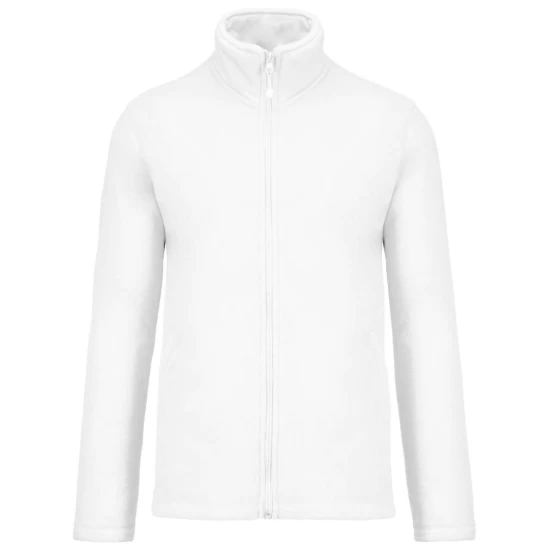 Jacheta fleece barbati, Kariban 300g/m2, Alb Jacheta fleece barbati, Kariban 300g/m2, Alb