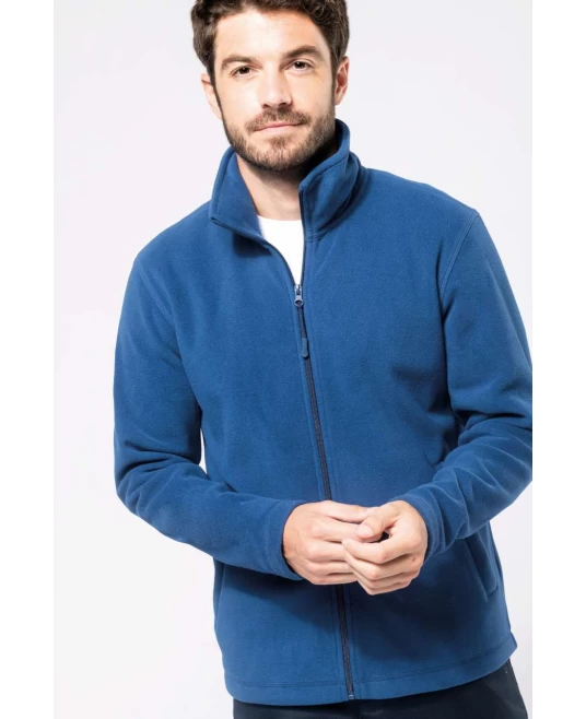 Jacheta fleece barbati, Kariban 300g/m2, Albastru regal Jacheta fleece barbati, Kariban 300g/m2, Albastru regal