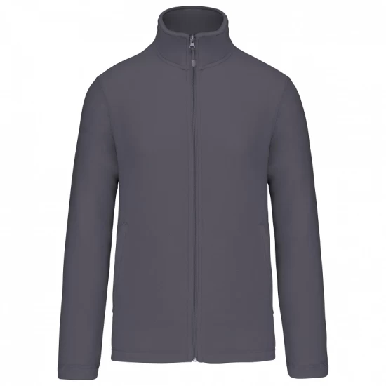 Jacheta fleece unisex, 180 g/m2, Gri inchis Jacheta fleece unisex, 180 g/m2, Gri inchis