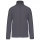Jacheta fleece unisex, 180 g/m2, Gri inchis Jacheta fleece unisex, 180 g/m2, Gri inchis