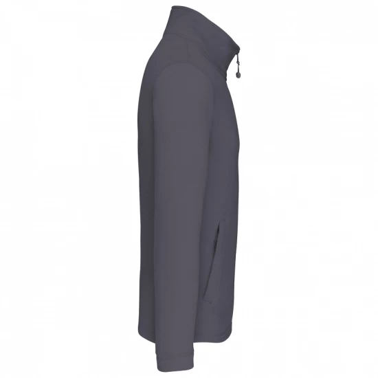 Jacheta fleece unisex, 180 g/m2, Gri inchis Jacheta fleece unisex, 180 g/m2, Gri inchis
