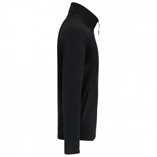 Jacheta fleece unisex, 180 g/m2, Negru Jacheta fleece unisex, 180 g/m2, Negru