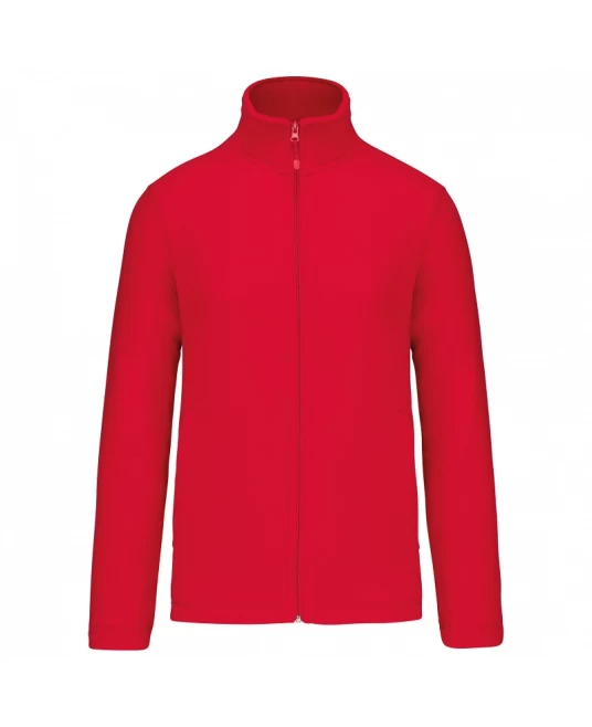 Jacheta fleece unisex, 180 g/m2, Rosu