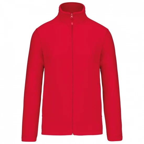 Jacheta fleece unisex, 180 g/m2, Rosu Jacheta fleece unisex, 180 g/m2, Rosu