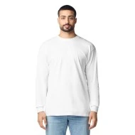 Bluza groasa cu maneca lunga, 203g/m2 alb