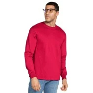 Bluza groasa cu maneca lunga, 203g/m2 rosu